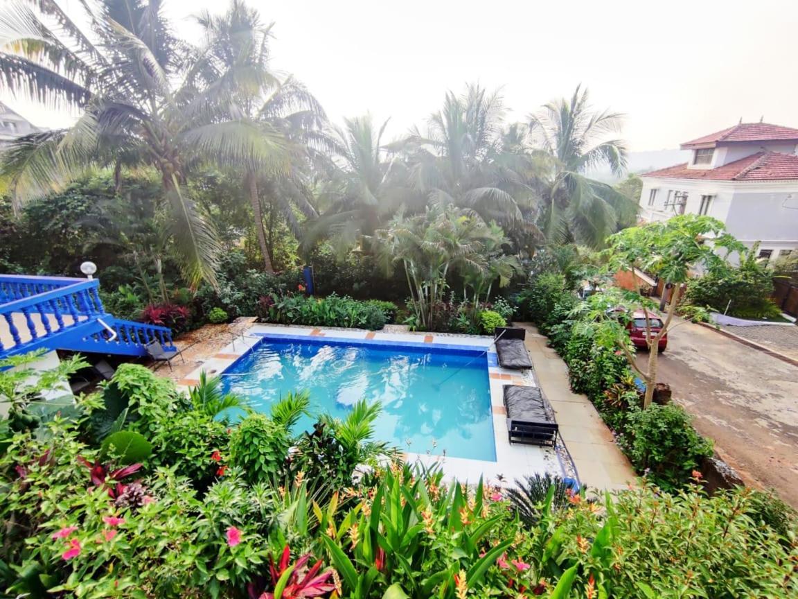 Amazing Hilltop 4 Bhk Villa With Private Pool Near Candolim Exterior foto