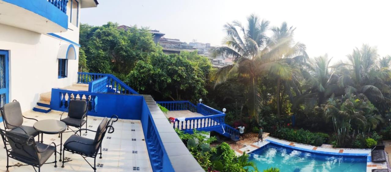 Amazing Hilltop 4 Bhk Villa With Private Pool Near Candolim Exterior foto